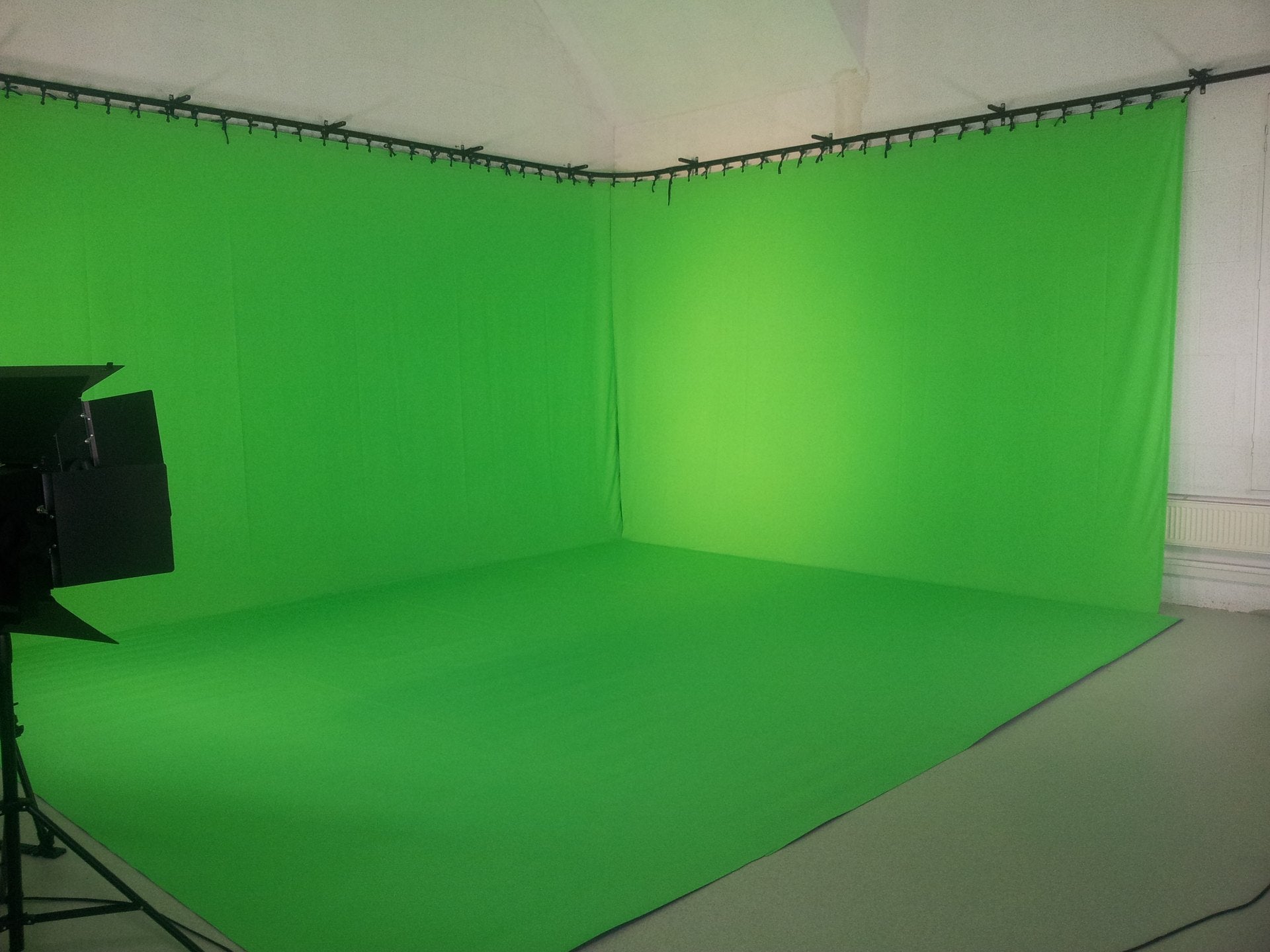 Studio greenbox — chromakey pod klucz — zdjęcie 2
