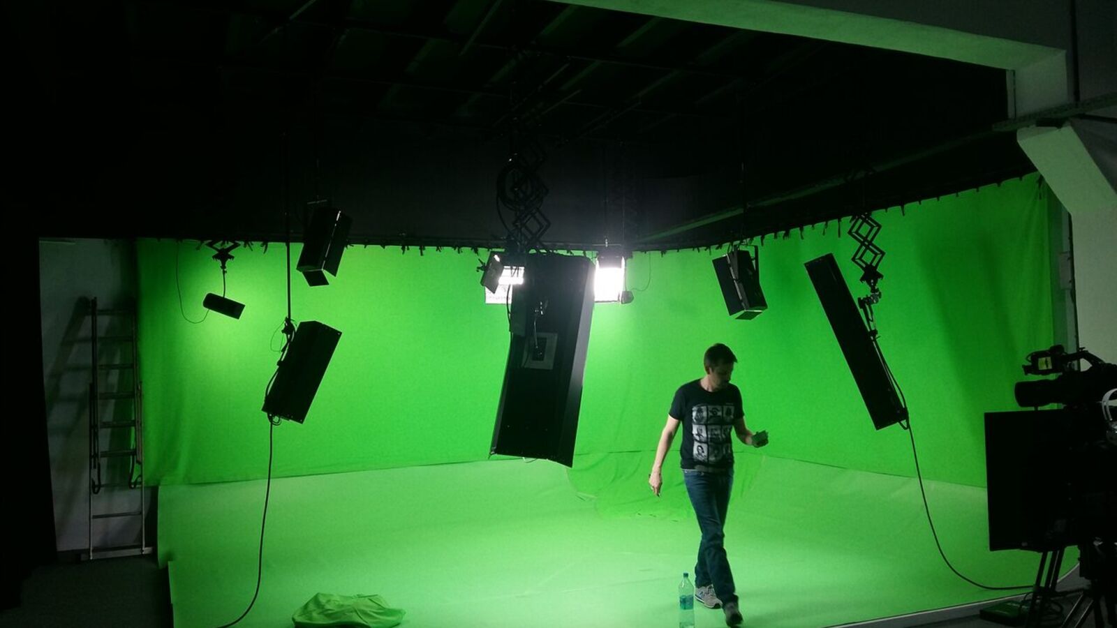 Studio greenbox — chromakey pod klucz